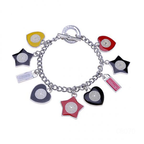 Coach Love Star Silver Bracelets CXE - Click Image to Close